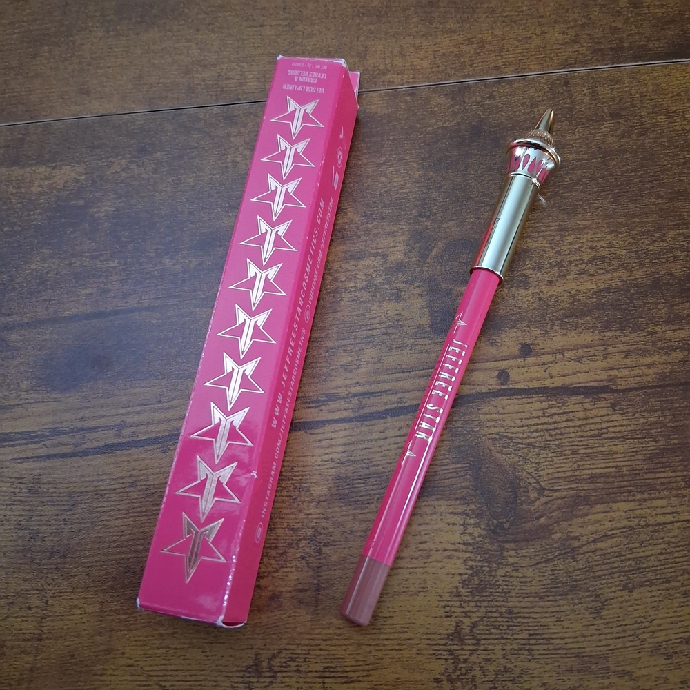 Jeffree Star Velour Lip Liner - Celebrity Skin- Nude Brown - New - Picture 4 of 7